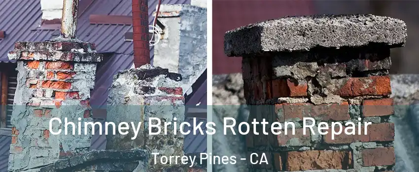 Chimney Bricks Rotten Repair Torrey Pines - CA