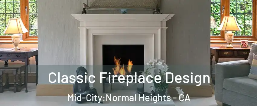 Classic Fireplace Design Mid-City:Normal Heights - CA
