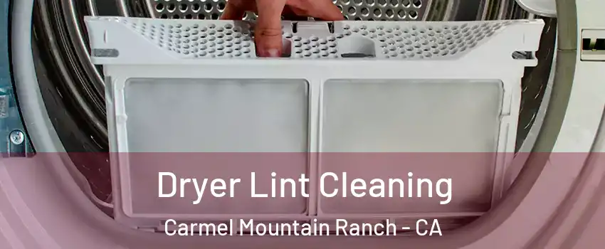 Dryer Lint Cleaning Carmel Mountain Ranch - CA
