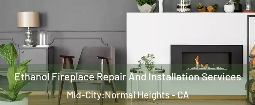 Ethanol Fireplace Repair And Installation Services Mid-City:Normal Heights - CA