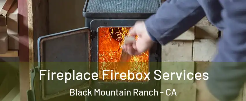 Fireplace Firebox Services Black Mountain Ranch - CA