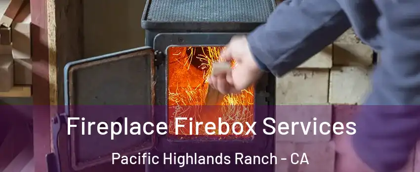 Fireplace Firebox Services Pacific Highlands Ranch - CA
