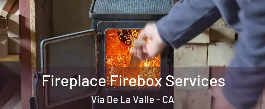Fireplace Firebox Services Via De La Valle - CA