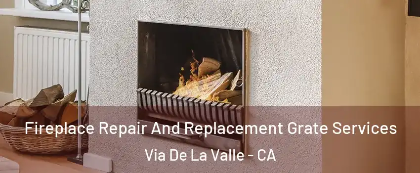 Fireplace Repair And Replacement Grate Services Via De La Valle - CA