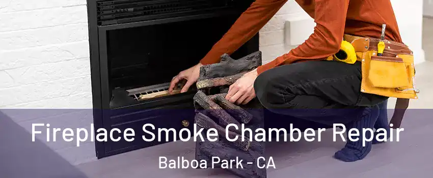 Fireplace Smoke Chamber Repair Balboa Park - CA