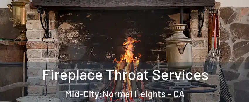 Fireplace Throat Services Mid-City:Normal Heights - CA