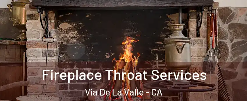 Fireplace Throat Services Via De La Valle - CA