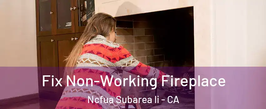 Fix Non-Working Fireplace Ncfua Subarea Ii - CA