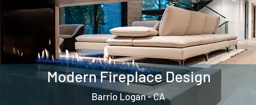 Modern Fireplace Design Barrio Logan - CA