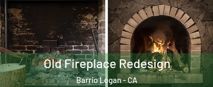 Old Fireplace Redesign Barrio Logan - CA