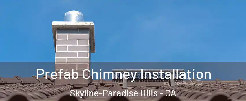 Prefab Chimney Installation Skyline-Paradise Hills - CA